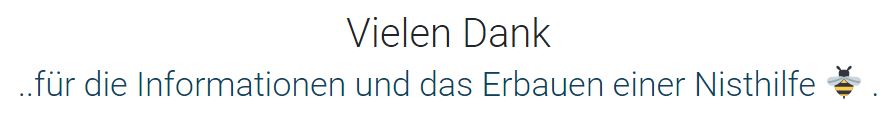 Nisthilfeneintrag